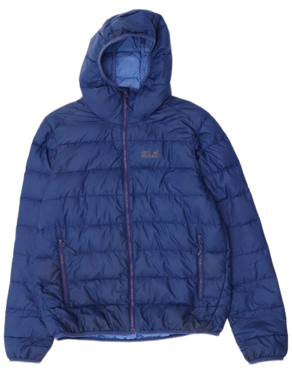 Jack Wolfskin Ανδρική κουκούλα με επένδυση Gilet UK 36 Small Blue Polyamide
