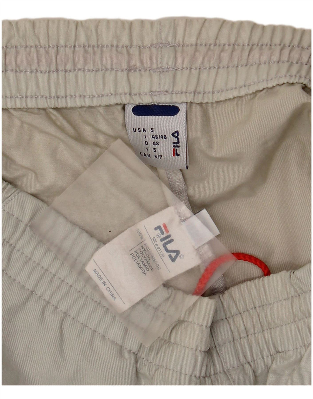 Ανδρικό αθλητικό σορτς Fila Μικρό Γκρι Πολυαμίδιο