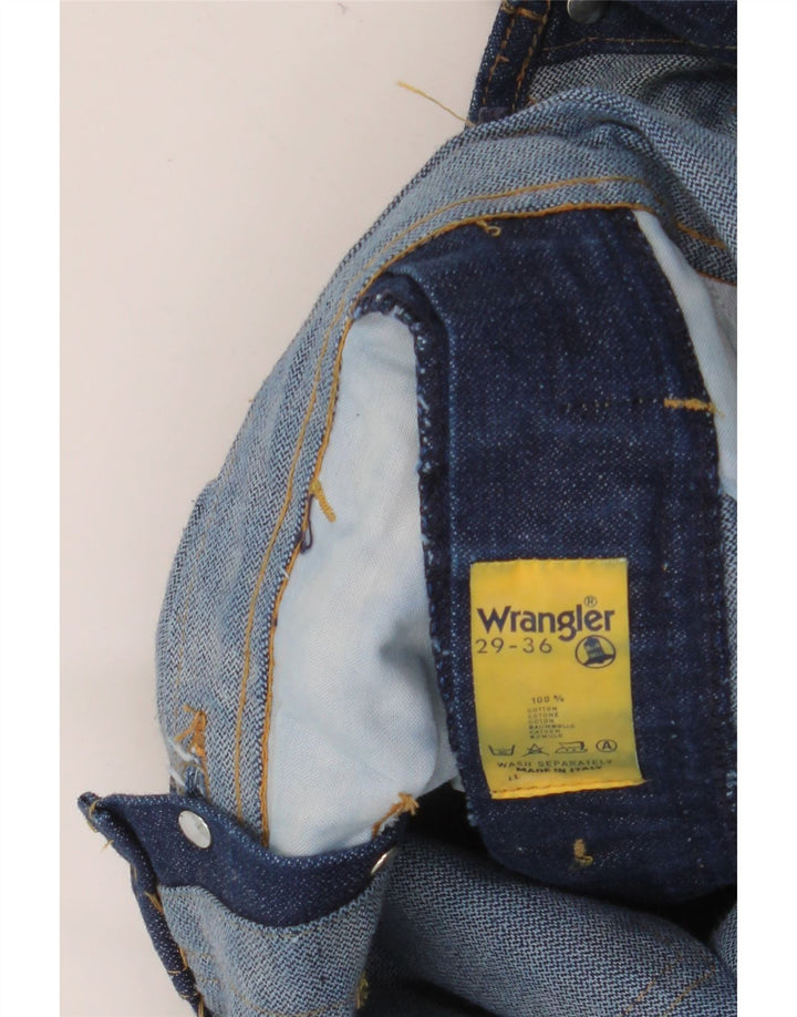 Ανδρικό τζιν WRANGLER Dungarees ίσιο W29 L36 Navy Blue Cotton