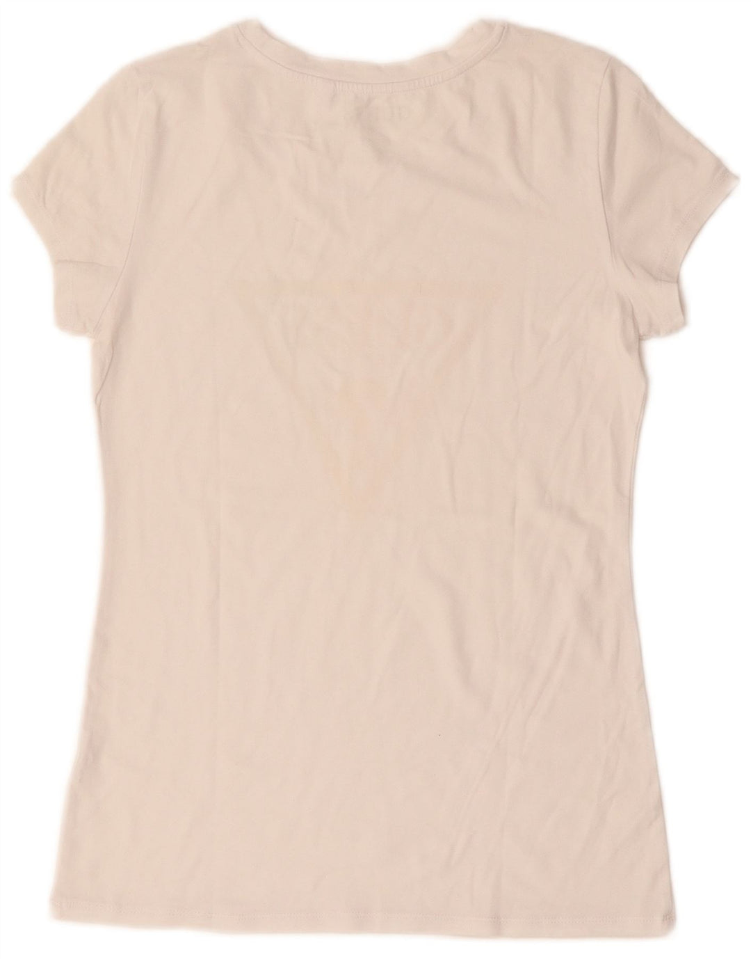 Γυναικείο γραφικό μπλουζάκι Guess Top UK 12 Medium White