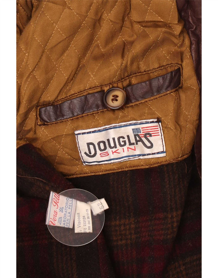 Ανδρικό δερμάτινο μπουφάν Douglas EU 52 XL Brown Classic
