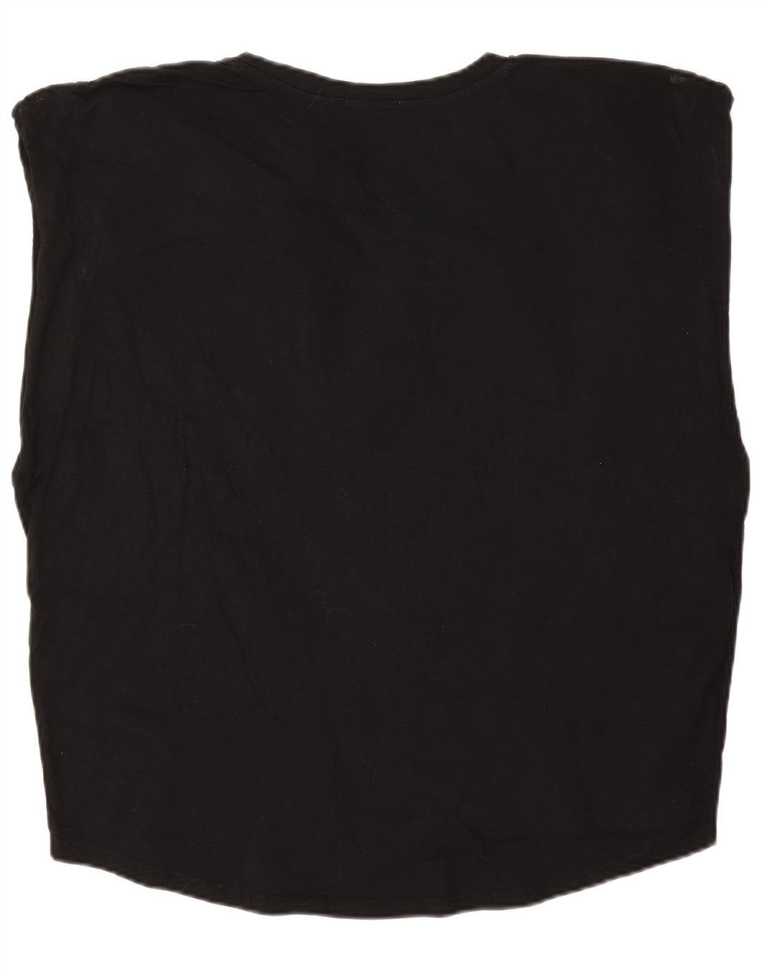 Zara Γυναικείο Γιλέκο Oversized UK 12 μεσαίο μαύρο βαμβακερό