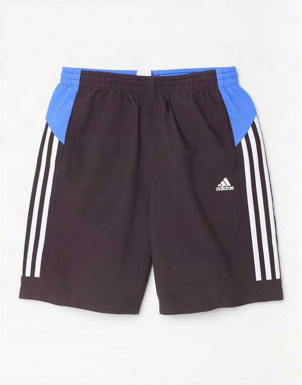 Αθλητικό σορτς Adidas Boys 13-14 ετών Μαύρο Colourblock Πολυεστέρας