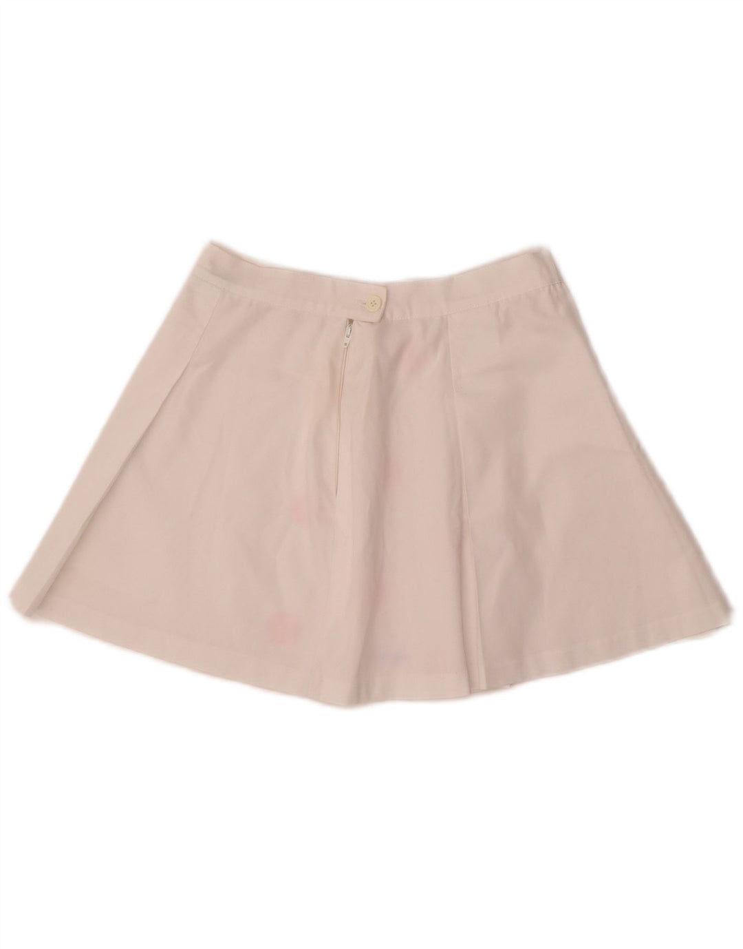Diadora Womens Mini Skirt UK 12 Medium W26 White Polka Dot Polyester