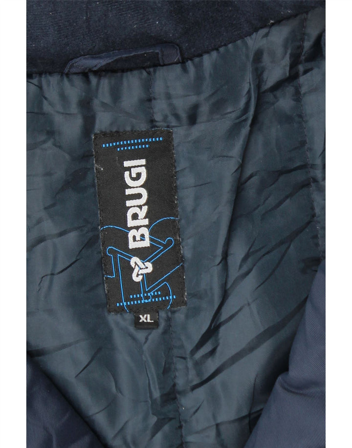 Ανδρικό Μπουφάν Brugi Windbreaker UK 42 XL Navy Blue Polyamide