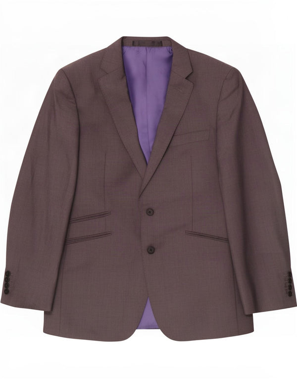 Marks & Spencer Mens Tailored Fit Blazer Jacket UK 40 Medium Grey Wool