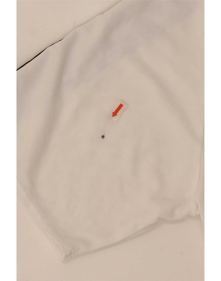 Ανδρικό T-Shirt Climalite Adidas Top XL White Colourblock Polyester