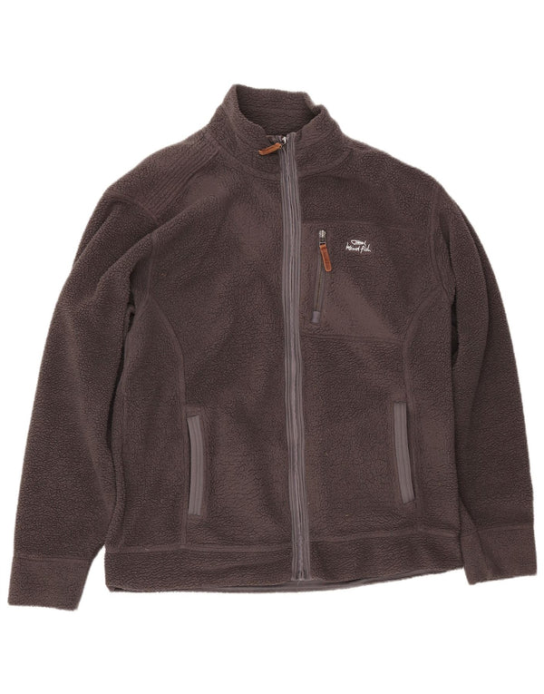 WEIRD FISH Ανδρικό Fleece Jacket UK 40 Large Grey Polyester