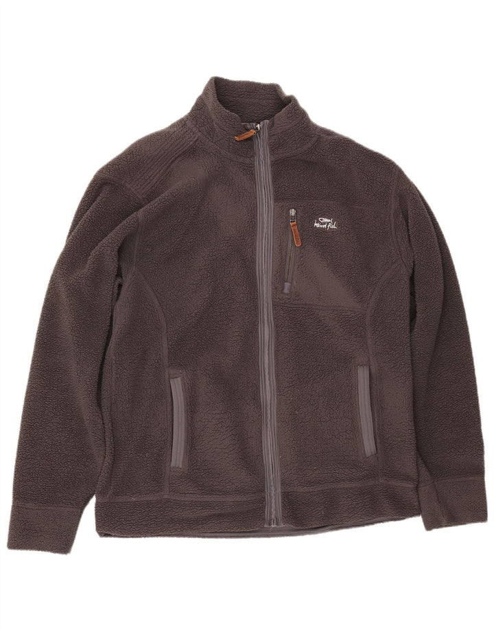 WEIRD FISH Ανδρικό Fleece Jacket UK 40 Large Grey Polyester