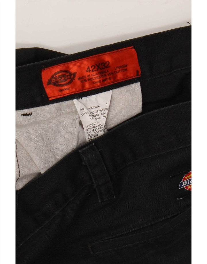 Ανδρικό ίσιο παντελόνι Cargo Dickies W42 L32 Μαύρο πολυεστέρα
