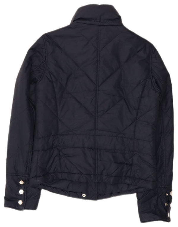 Tommy Hilfiger Γυναικείο μπουφάν με επένδυση UK 10 Small Navy Blue Polyester