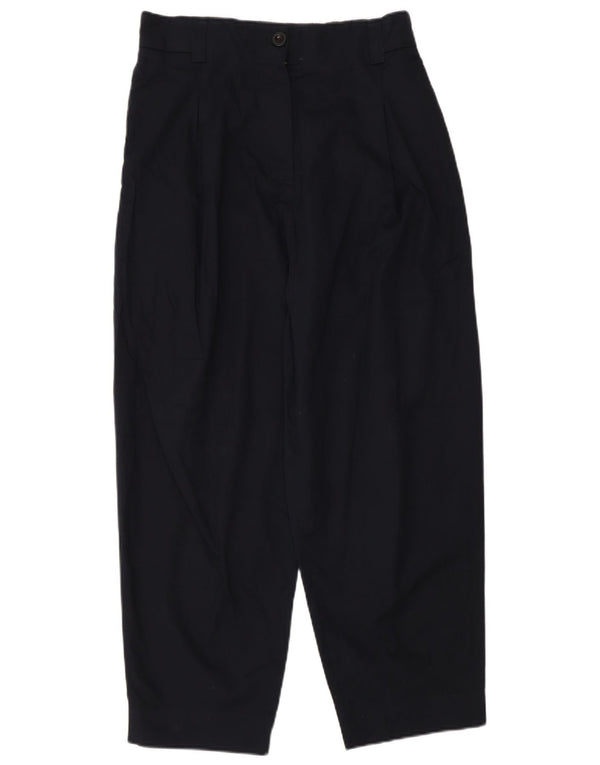 Cos Γυναικείο ψηλόμεσο παντελόνι EU 36 Small W28 L25 Navy Blue