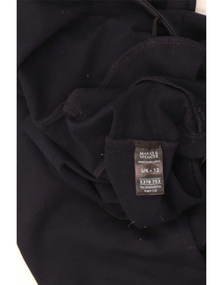 Γυναικεία αθλητική φόρμα Marks & Spencer Top Jacket UK 12 Medium Navy Blue Cotton