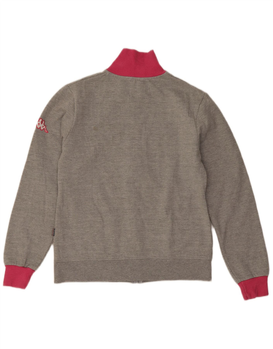 Γυναικεία φόρμα γραφικών Kappa Top Jacket UK 12 Medium Grey Colourblock
