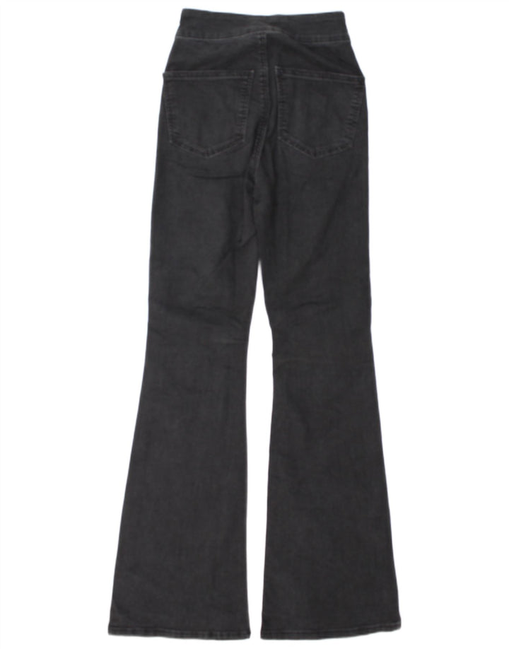 Topshop Γυναικείο τζιν με φλάντζα W28 L32 Γκρι βαμβακερό