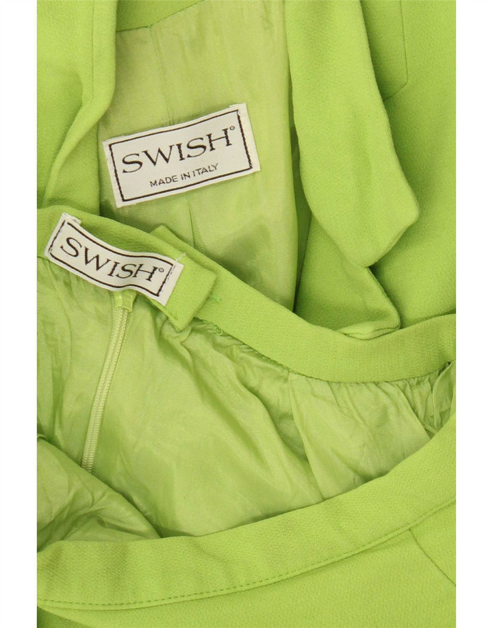 Swish γυναικεία φούστα 2 τεμαχίων με 4 κουμπιά UK 8 Small W24 Green