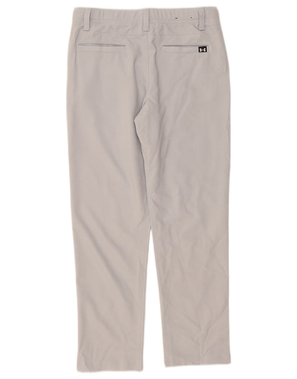 Under Armour Boys ίσιο παντελόνι Chino 9-10 ετών W28 L24 Grey Polyester