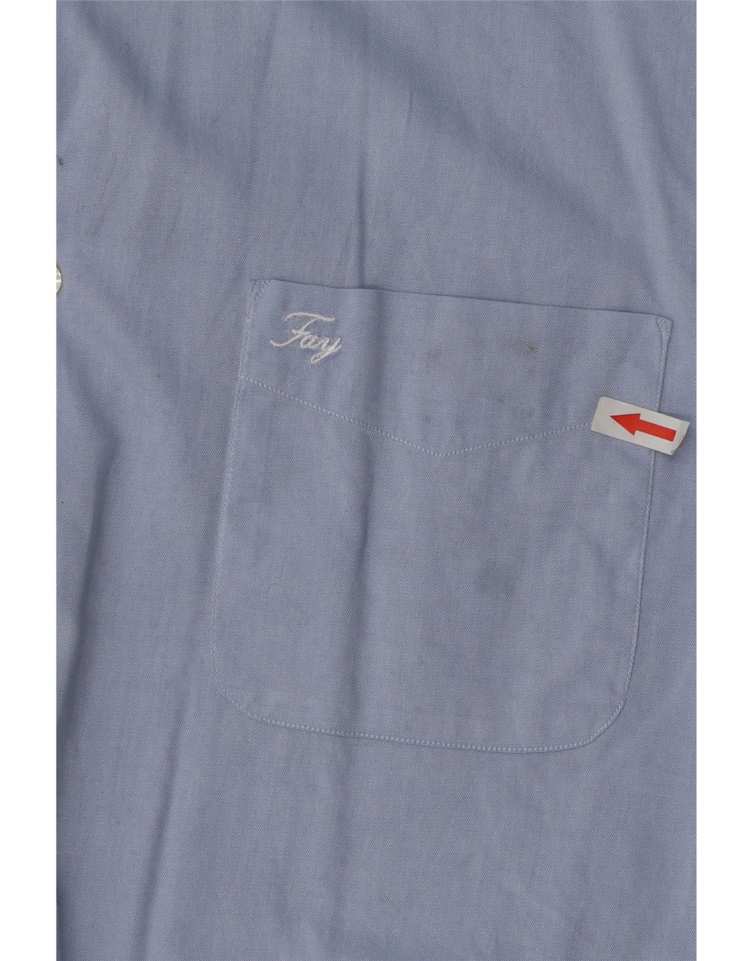 Ανδρικό πουκάμισο Fay Size 44 17 1/2 XL Blue Cotton