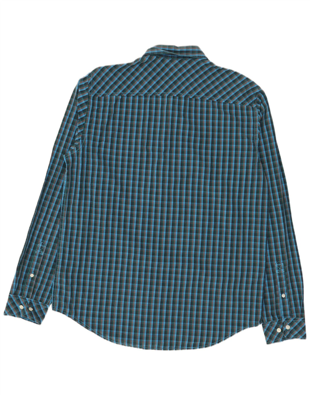 TIMBERLAND Ανδρικό πουκάμισο Slim Fit Large Blue Check Cotton