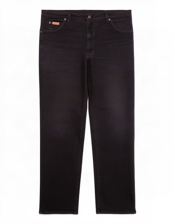 Wrangler Ανδρικό Texas Straight Jeans W38 L32 Μαύρο βαμβακερό