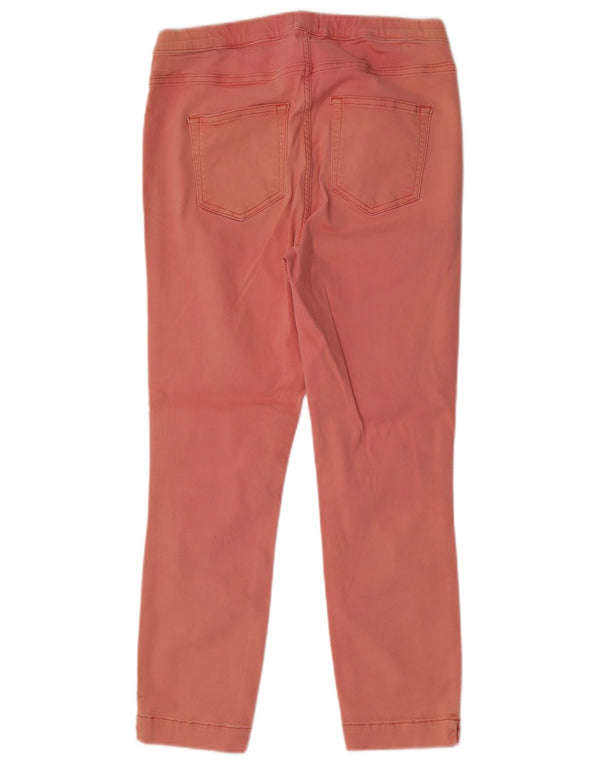 White Stuff Γυναικεία Crop Jegging Jegging UK 12 Medium W28 L25 Pink Cotton