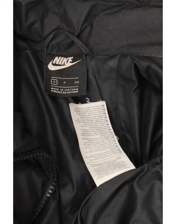 Γυναικείο μπουφάν Nike Crop με επένδυση UK 10 Small Black Polyester