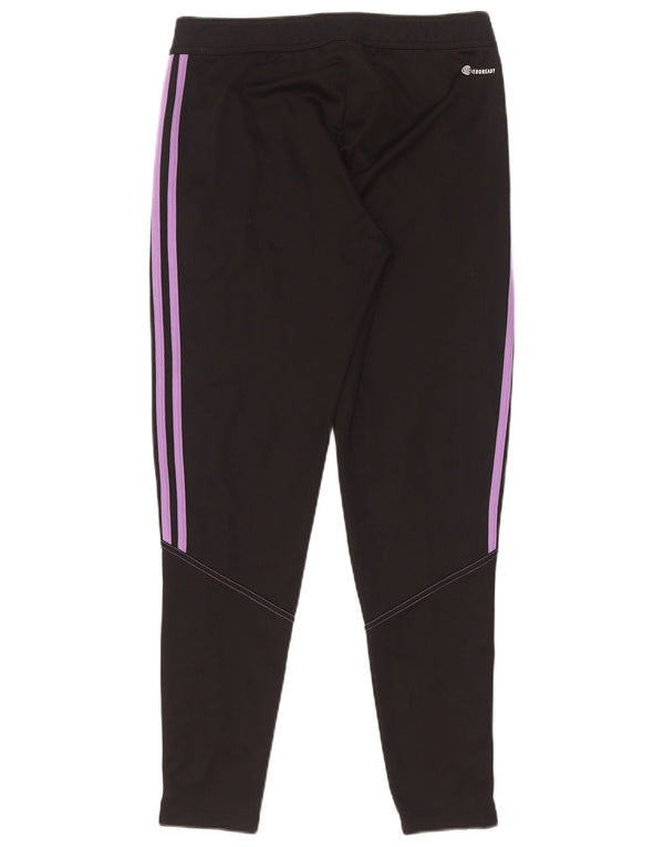 Adidas Womens Aeroready Tracksuit Trousers UK 8/10 Small  Black Polyester
