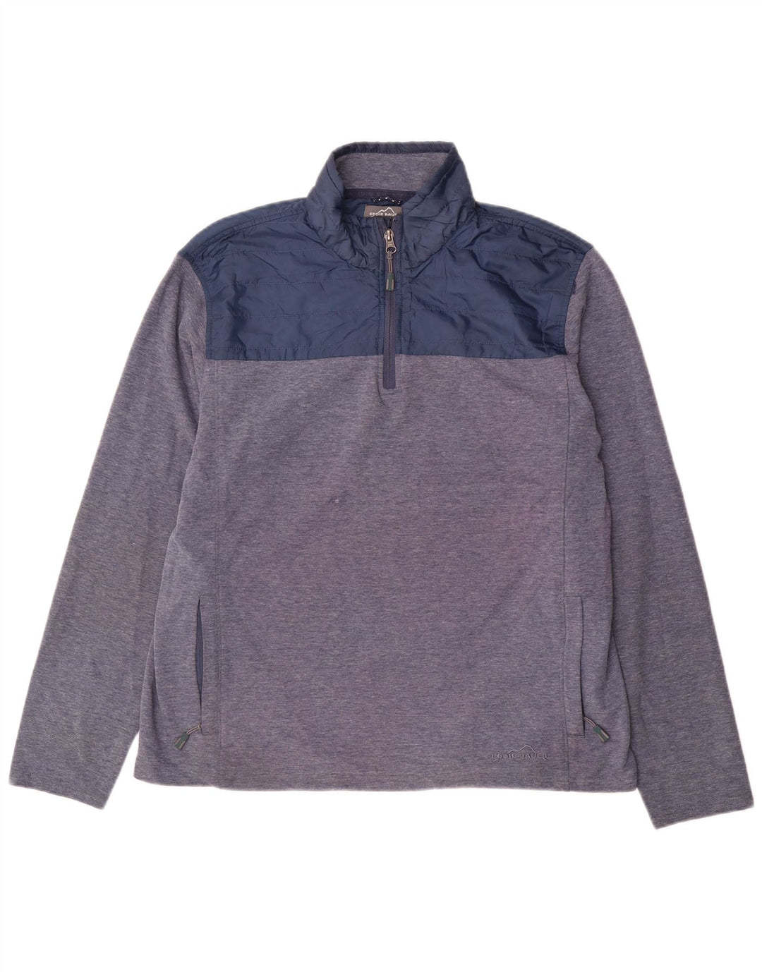 Ανδρικό φούτερ με φερμουάρ Eddie Bauer Jumper με μεγάλο μπλε χρώμα