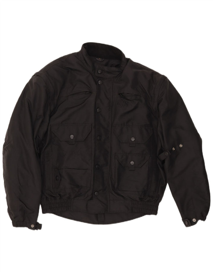 Ανδρικό μπουφάν IXS Racer UK 42 XL Μαύρο Πολυαμίδιο