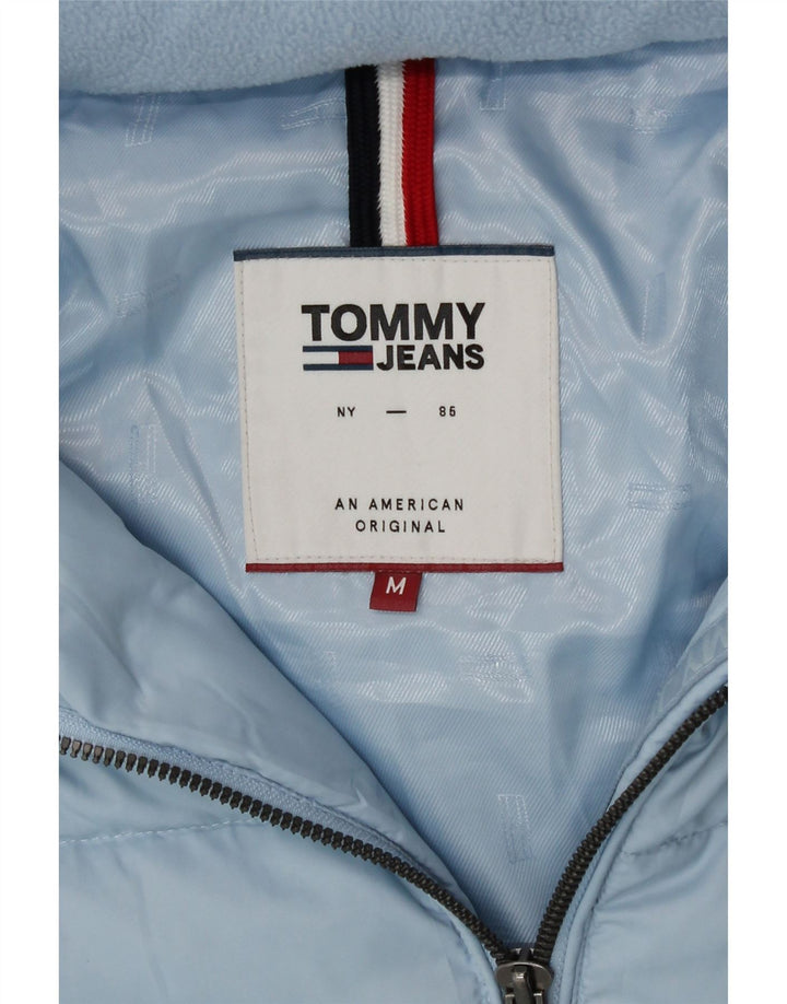 Tommy Hilfiger Γυναικείο μπουφάν με κουκούλα UK 14 Medium Blue Polyester