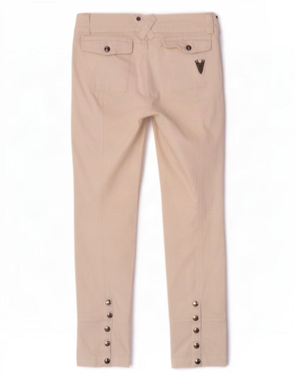 Datch Womens Slim Chino Trousers W29 L30 White Cotton