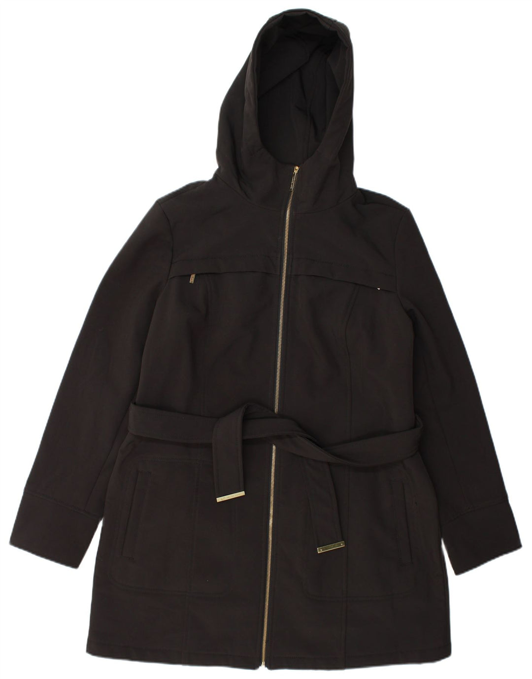 Michael Kors Γυναικείο μπουφάν Parka με κουκούλα UK 16 Large Black Polyester