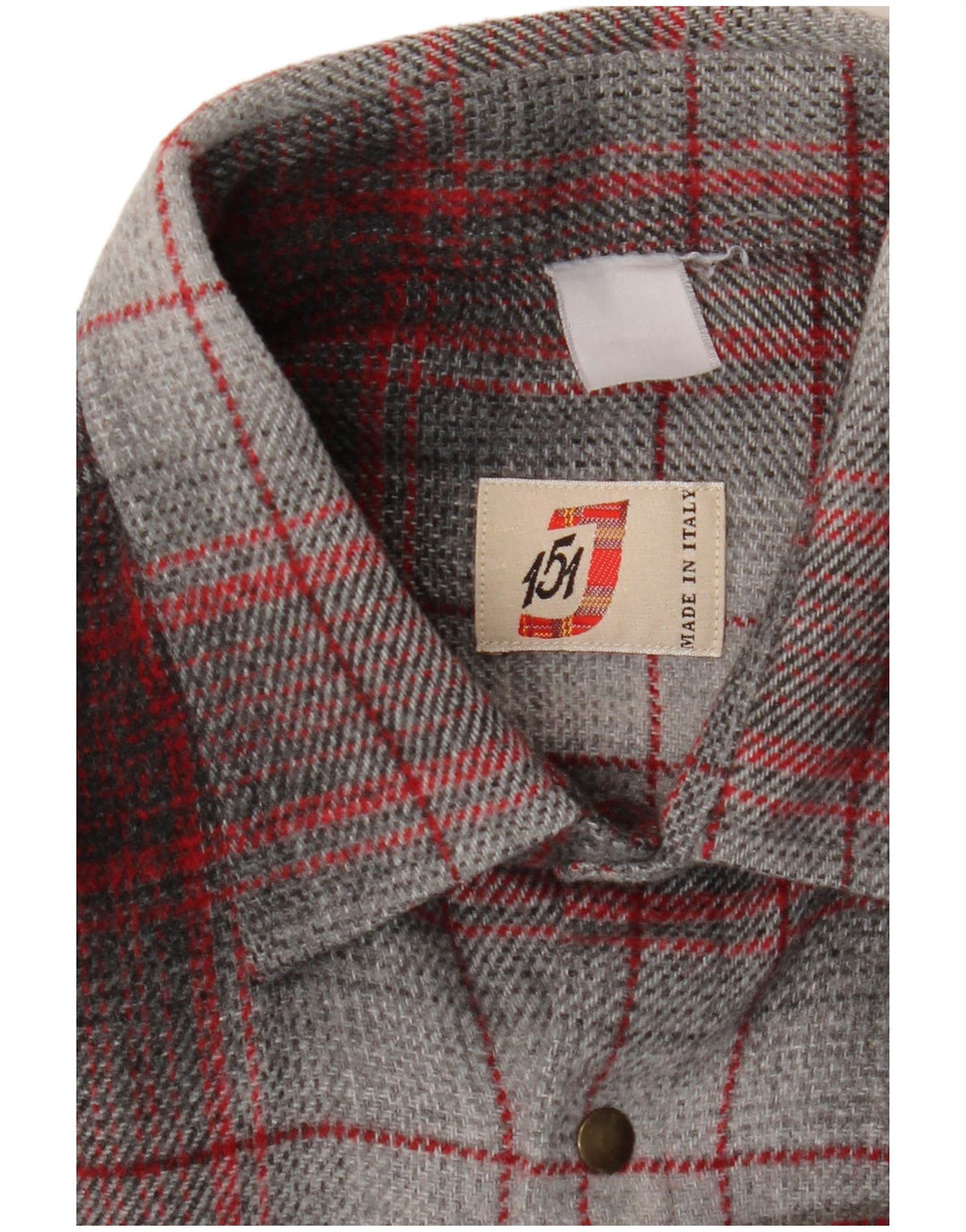 Ανδρικό φανελένιο πουκάμισο VINTAGE XL Μπορντό Check