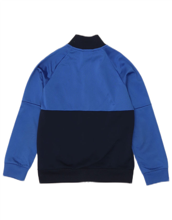Adidas Boys αθλητική φόρμα Adidas Top Jacket 7-8 Years Blue Colourblock Polyester
