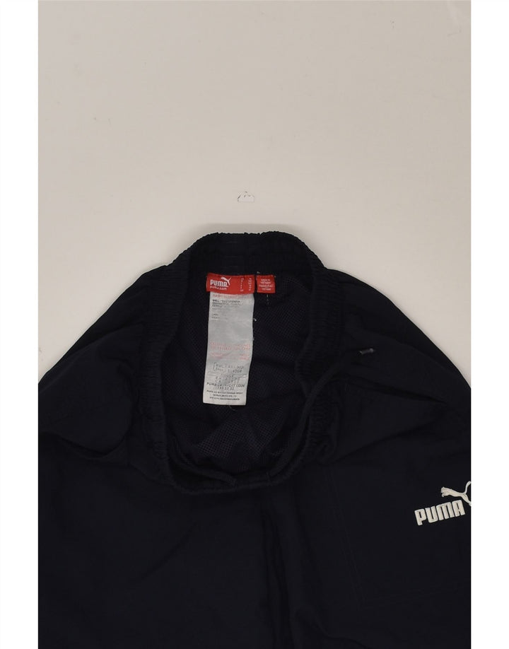 PUMA Boys Bermuda Sport Shorts 9-10 Years Navy Blue Polyester | Vintage Puma | Thrift | Second-Hand Puma | Used Clothing | Messina Hembry 