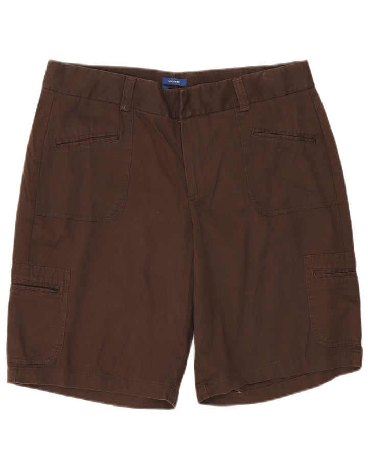 DOCKERS Αγαπημένο γυναικείο σορτς Cargo US 14 XL W36 Καφέ βαμβακερό