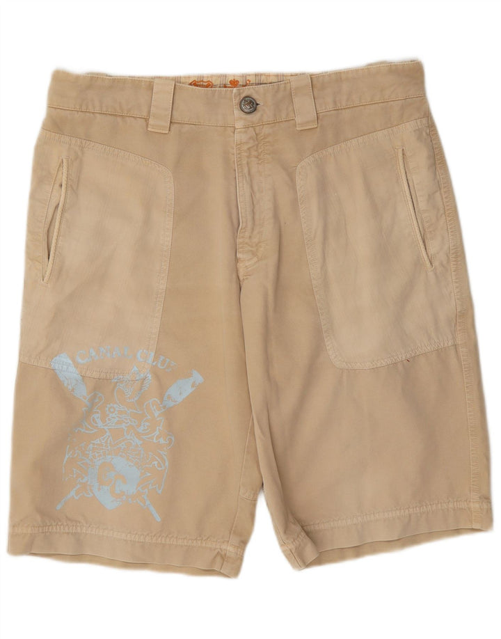 Vintage Ανδρικό γραφικό σορτς Chino W36 Large Beige