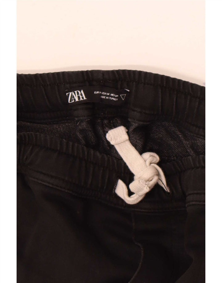 Zara Ανδρικό παντελόνι Joggers Cargo Medium W31 L28 Μαύρο