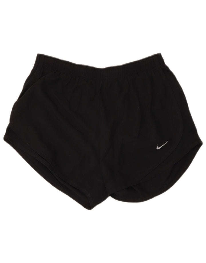 Γυναικείο αθλητικό σορτς NIKE Dri Fit UK 14 μεσαίο μαύρο πολυεστέρα