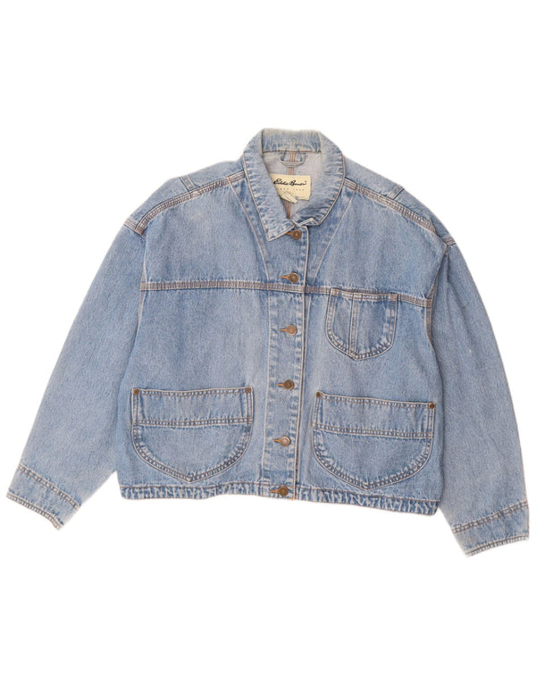 EDDIE BAUER Γυναικείο τζιν μπουφάν UK 14 μεσαίο μπλε βαμβακερό