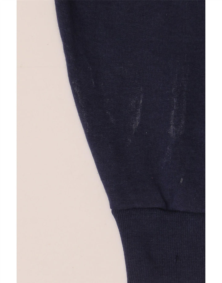 CHAMPION Γυναικεία γραφικά Oversized Hoodie Jumper UK 14 Medium Navy Blue