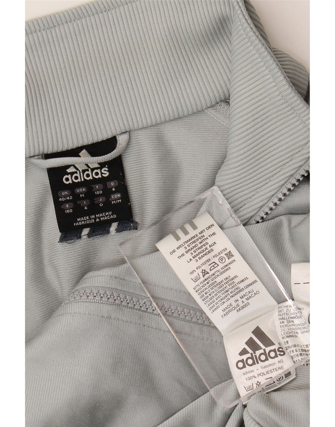 Ανδρική φόρμα Adidas Loose Fit Top Jacket UK 40/42 Medium Grey Polyester