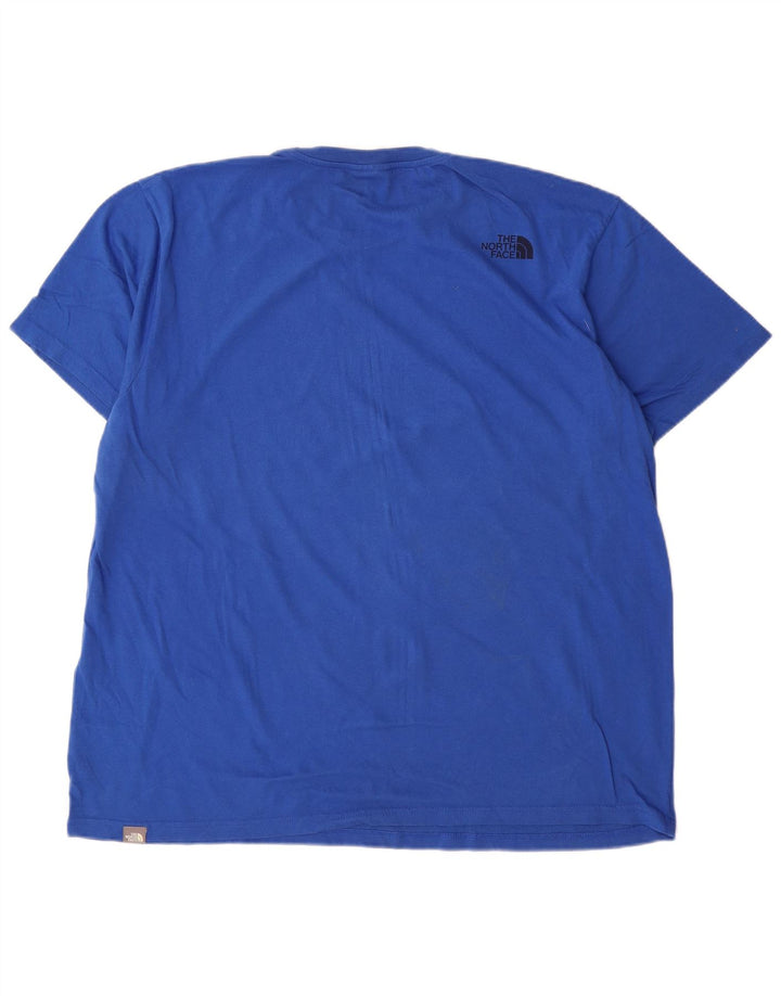 Ανδρικό γραφικό T-Shirt North Face Top 2XL Μπλε βαμβακερό