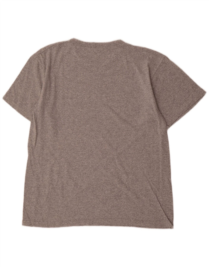 Ανδρικό T-Shirt Champion Graphic Top Large Grey Flecked