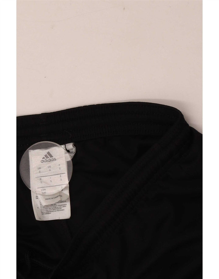 Ανδρικό κανονικό αθλητικό σορτς Adidas, μικρό μαύρο πολυεστέρα