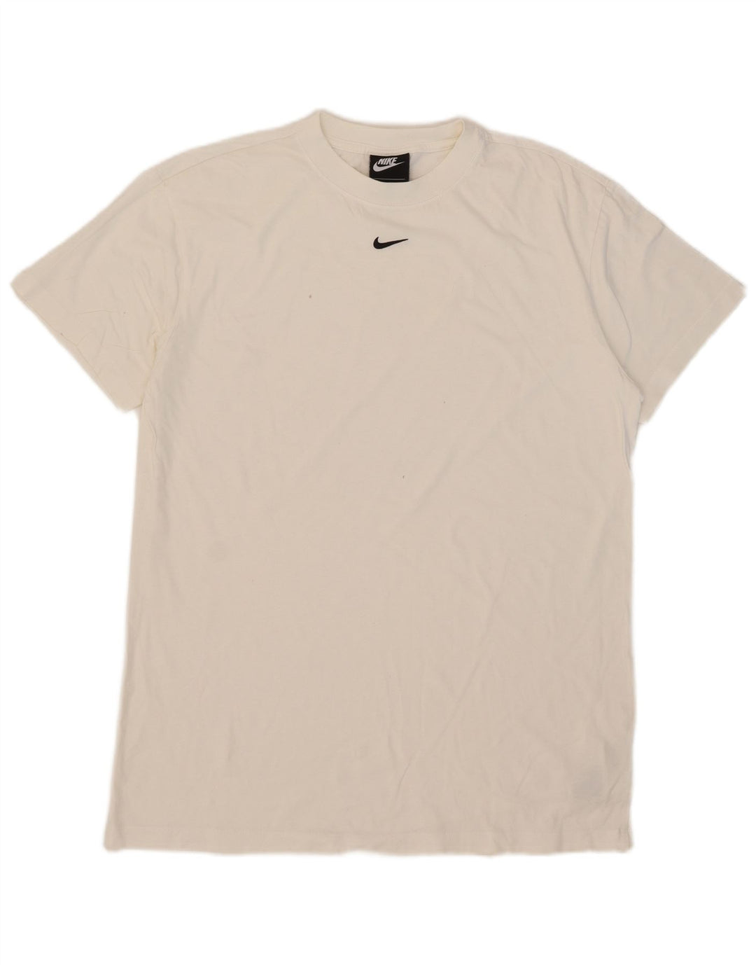 Ανδρικό μπλουζάκι Nike, μεσαίο λευκό βαμβακερό