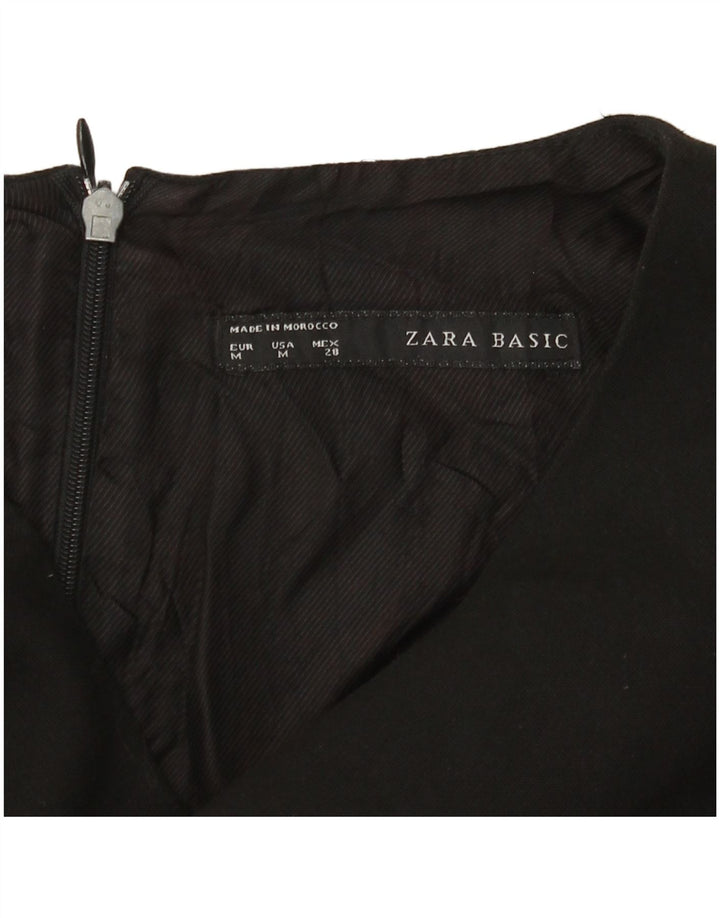 Γυναικείο φόρεμα ZARA Bodycon UK 12 Medium Black