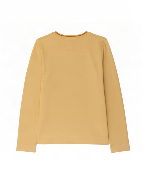 Zara Graphic Top Μακρυμάνικο 15-16 ετών Κίτρινο Βαμβακερό