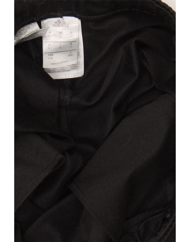 Ανδρική φόρμα Adidas Παντελόνι Joggers Large Black Colourblock Polyester