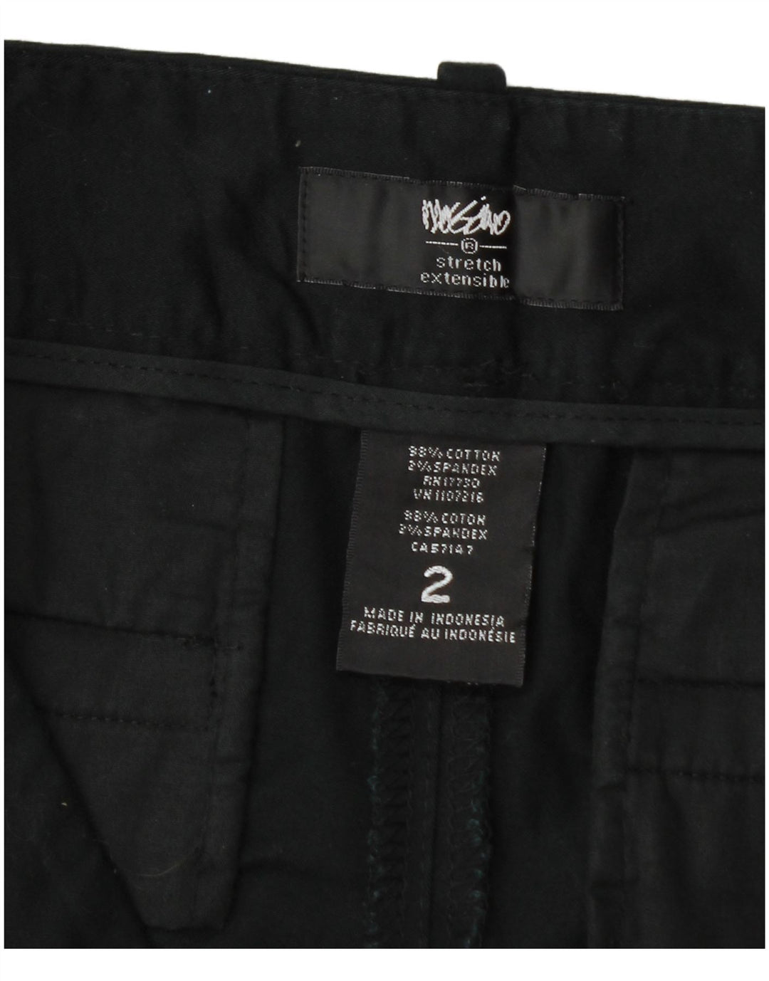 Mossimo Γυναικείο σορτς Chino US 2 XS W32 μαύρο βαμβακερό